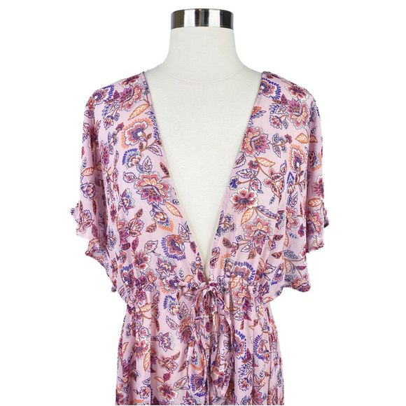 Story On Floral Boho Tie Front Duster - Size Medim - Picture 2 of 5